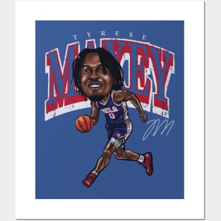 Tyrese Maxey Philadelphia Cartoon Posters and Art